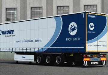 Trailer Krone Profiliner version 13.07.21 for Euro Truck Simulator 2 (v1.40.x, 1.41.x)
