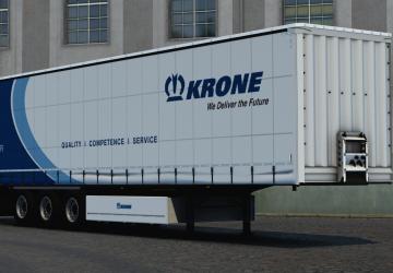 Trailer Krone Profiliner version 26.08.22 for Euro Truck Simulator 2 (v1.45.x)