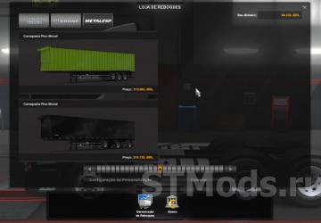Trailer Metalesp Moving Floor version 0.5.1 for Euro Truck Simulator 2 (v1.45.x, - 1.47.x)