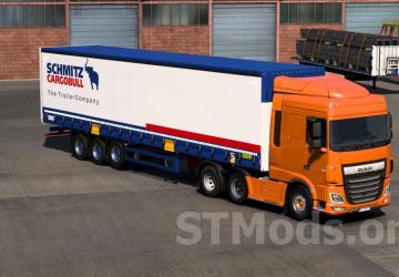 Schmitz Hupa Curtain Trailer version 07.04.25 for Euro Truck Simulator 2 (v1.54.x)