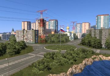 Map Trans-Siberian Truckway version 1.6 for Euro Truck Simulator 2 (v1.53.x)