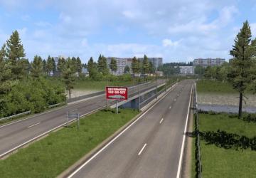 Map Trans-Siberian Truckway version 1.6 for Euro Truck Simulator 2 (v1.53.x)