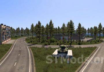 Map Trans-Siberian Truckway version 1.8 for Euro Truck Simulator 2 (v1.54.x)