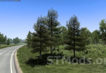 Tree improved 4k version 1.5 for Euro Truck Simulator 2 (v1.47.x)