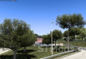 Tree improved 4k version 1.8 for Euro Truck Simulator 2 (v1.48.5.)
