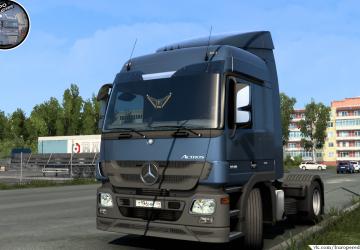 Triple Pennant version 1.1 for Euro Truck Simulator 2 (v1.35.x, - 1.40.x)