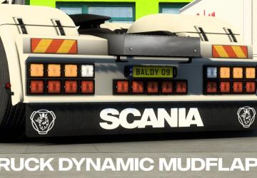 Truck Dynamic Mudflaps version 26.11.2023 for Euro Truck Simulator 2 (v1.49.x)