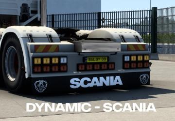 Truck Dynamic Mudflaps version 26.11.2023 for Euro Truck Simulator 2 (v1.49.x)