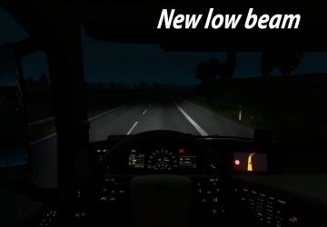 Truck lights version 2.1 for Euro Truck Simulator 2 (v1.32.x, - 1.35.x)