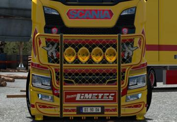 Trux Bullbar Painted With Michellin version 1.0 for Euro Truck Simulator 2 (v1.35.x, 1.36.x)