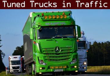 Tuned Truck Traffic Pack version 4.4 for Euro Truck Simulator 2 (v1.43.x)