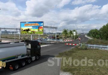Tunisia Map version 1.2 (10.06.25) for Euro Truck Simulator 2 (v1.54.x)