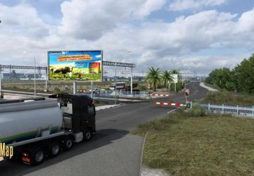 Map Tunisia Map version 1.2 (12.08.23) for Euro Truck Simulator 2 (v1.48.x)