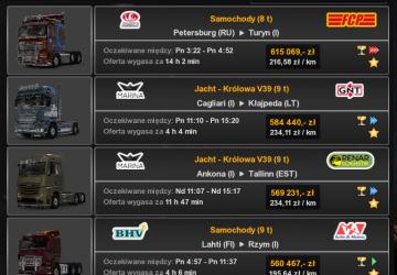 Company Trucks with Skins Mod version 07.10.19 for Euro Truck Simulator 2 (v1.35.x)