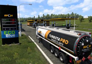 Ukraine Gas Station version 1.2 for Euro Truck Simulator 2 (v1.43.x)