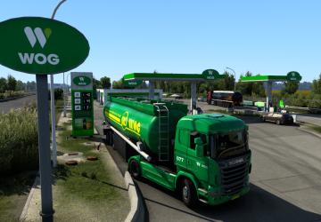 Ukraine Gas Station version 1.2 for Euro Truck Simulator 2 (v1.43.x)