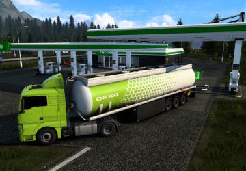 Ukraine Gas Station version 1.2 for Euro Truck Simulator 2 (v1.43.x)