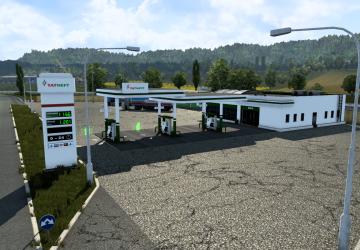 Ukraine Gas Station version 1.2 for Euro Truck Simulator 2 (v1.43.x)