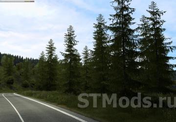 Enhanced Spruces version 1.0 for Euro Truck Simulator 2 (v1.43.x)
