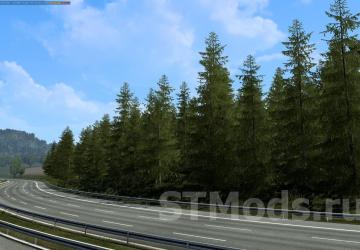 Enhanced Spruces version 1.0 for Euro Truck Simulator 2 (v1.43.x)