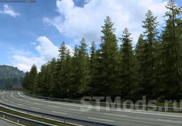 Enhanced Spruces version 1.0 for Euro Truck Simulator 2 (v1.43.x)