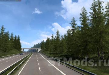Enhanced Spruces version 1.0 for Euro Truck Simulator 2 (v1.43.x)