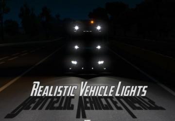 Improved light for all vehicles version 7.0 for Euro Truck Simulator 2 (v1.40.x, - 1.43.x)