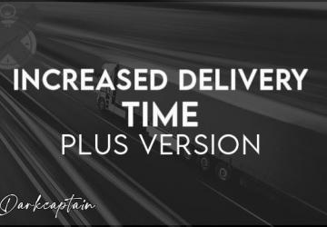 Extended delivery time - more time version 1.0 for Euro Truck Simulator 2 (v1.43.x, 1.44.x)