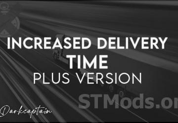 Extended delivery time - more time version 1.2 for Euro Truck Simulator 2 (v1.48.x)