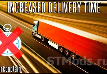 Extended Delivery Time version 2.42 for Euro Truck Simulator 2 (v1.47.x)