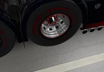 V8K Blaine wheels rework version 1.1 for Euro Truck Simulator 2 (v1.36.x, - 1.40.x)