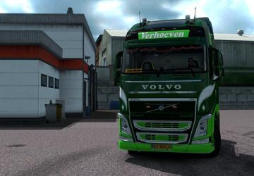 Verhoeven Transport Ridderkerk skin for Volvo FH&FH16 2012 v1.0 for Euro Truck Simulator 2 (v1.34.x)