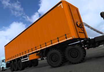 Off-Road Chassis for Standard Trailers version 1.0 for Euro Truck Simulator 2 (v1.43.x)