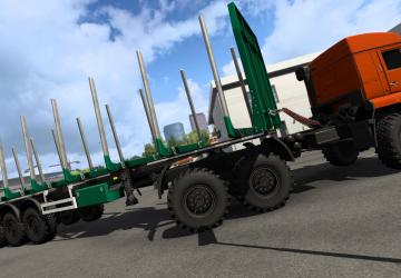 Off-Road Chassis for Standard Trailers version 1.0 for Euro Truck Simulator 2 (v1.43.x)