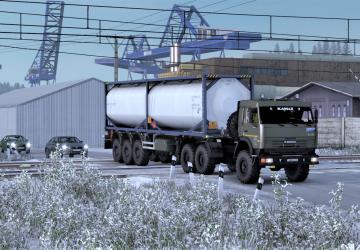 Off-Road Chassis for Standard Trailers version 1.3 (27.02.21) for Euro Truck Simulator 2 (v1.35.x, - 1.42.x)
