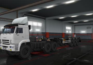 Off-Road Chassis for Standard Trailers version 1.3 (27.02.21) for Euro Truck Simulator 2 (v1.35.x, - 1.42.x)