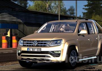 Volkswagen Amarok V6 version 2.3.1 for Euro Truck Simulator 2 (v1.46.x, 1.47.x)