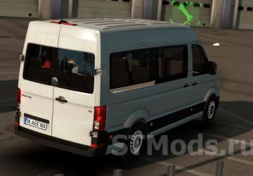Volkswagen Crafter 2019 version 2.1 for Euro Truck Simulator 2 (v1.48.x)