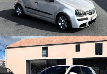 Volkswagen Golf 5 2008 version 1.0.2 for Euro Truck Simulator 2 (v1.49.x)