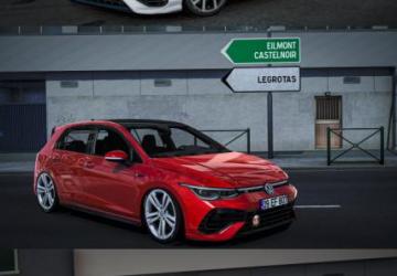Volkswagen Golf 8 R Line version 1.4 for Euro Truck Simulator 2 (v1.47.x)