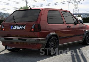Volkswagen Golf GTI MK2 version 1.4 for Euro Truck Simulator 2 (v1.48.x)
