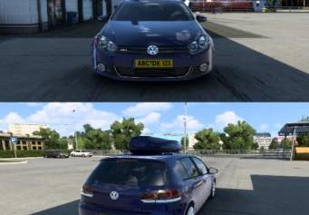 Volkswagen Golf Mk6 GTI version 1.0 for Euro Truck Simulator 2 (v1.47.x)