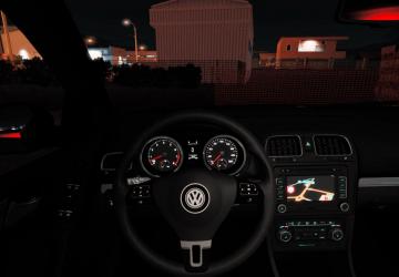 Volkswagen Golf Mk6 GTI version 1.7 for Euro Truck Simulator 2 (v1.54.x)