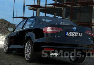 Volkswagen Jetta 2018 version 2.3 for Euro Truck Simulator 2 (v1.48.x)