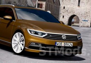Volkswagen Passat Rline 2015 version 1.7 for Euro Truck Simulator 2 (v1.48.x)