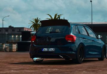 Volkswagen Polo 2018 R-Line version 1.0 for Euro Truck Simulator 2 (v1.37.x, 1.38.x)