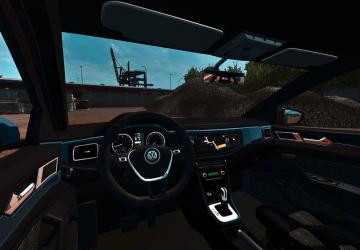 Volkswagen Polo 2018 R-Line version 1.0 for Euro Truck Simulator 2 (v1.37.x, 1.38.x)