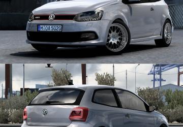 Volkswagen Polo GTI 2011 version 4.1 for Euro Truck Simulator 2 (v1.42.x, 1.43.x)