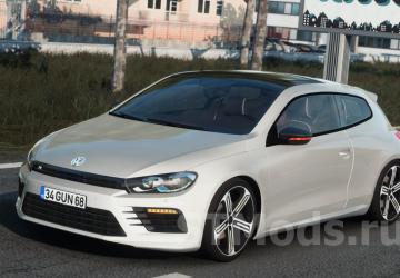 Volkswagen Scirocco R version 2.2.1 for Euro Truck Simulator 2 (v1.46.x, 1.47.x)