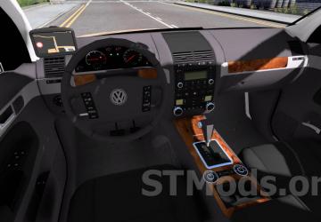 Volkswagen Touareg version 2.3 for Euro Truck Simulator 2 (v1.45.x)